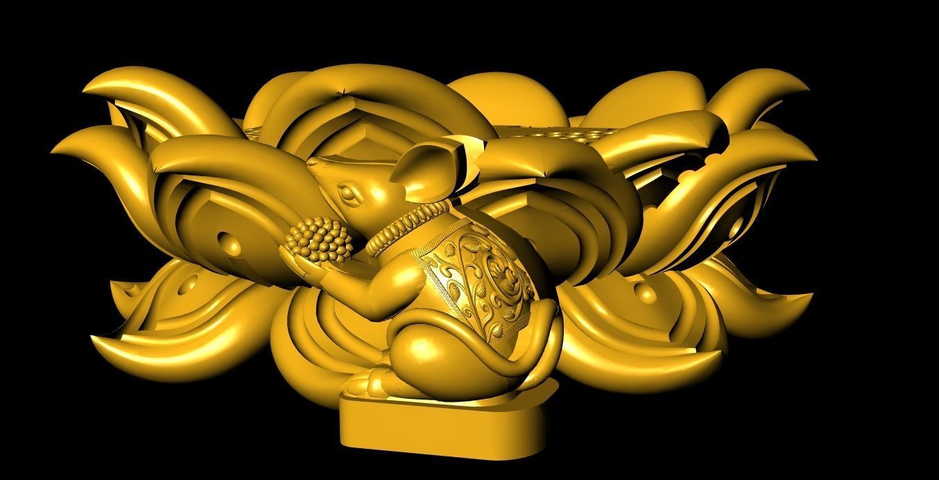 3d Ganesh Artwork-69 3D print model_5