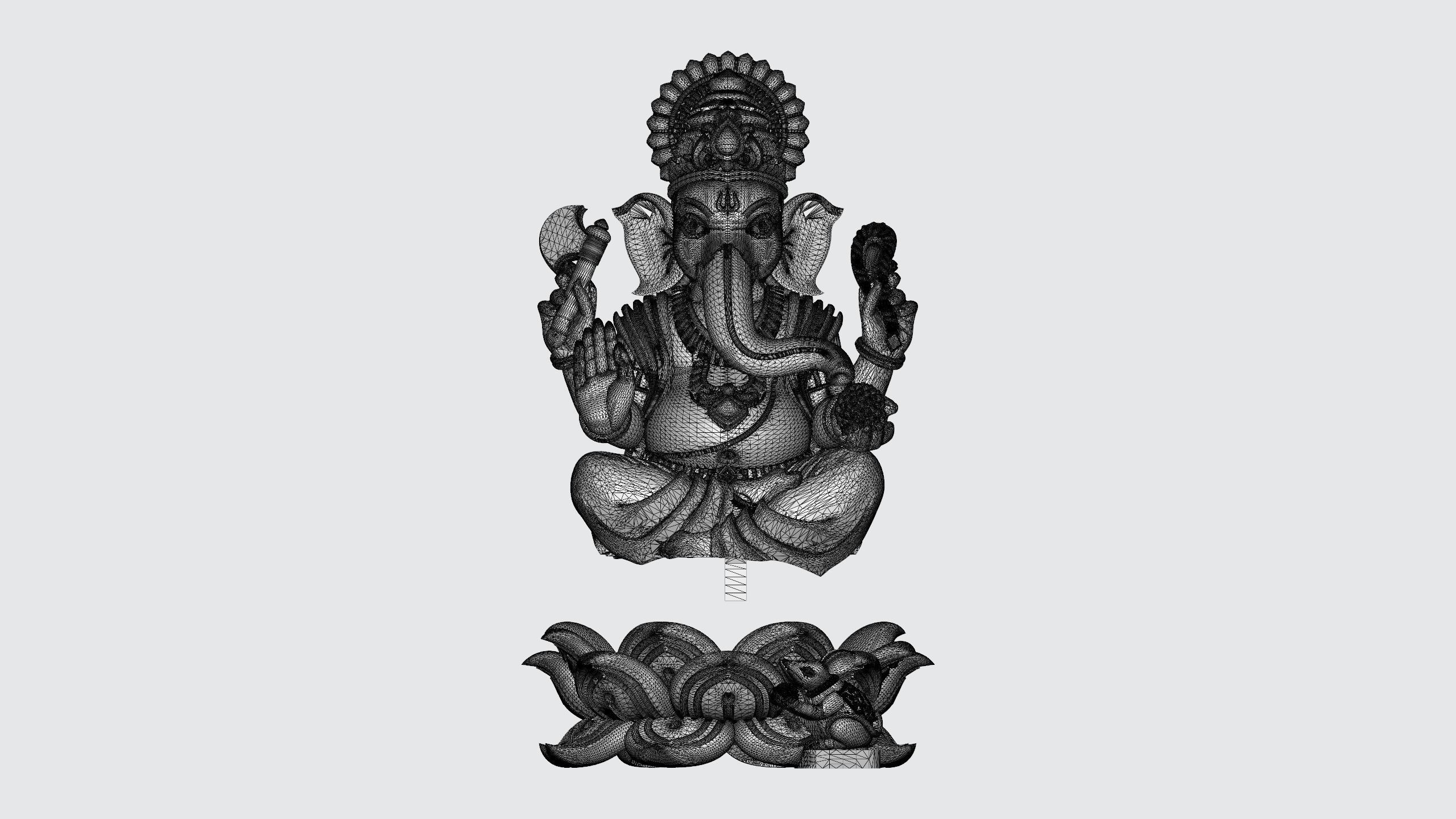 3d Ganesh Artwork-69 3D print model_13