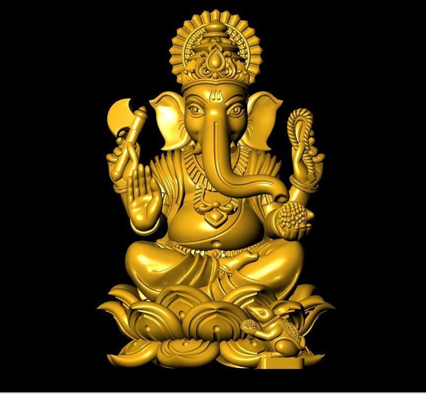 3d Ganesh Artwork-69 3D print model_12