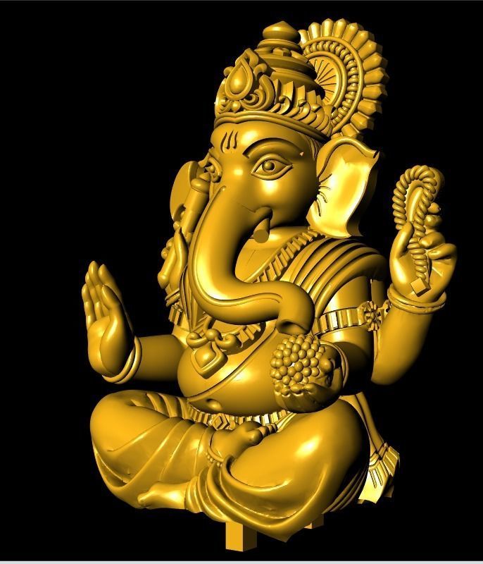 3d Ganesh Artwork-69 3D print model_4