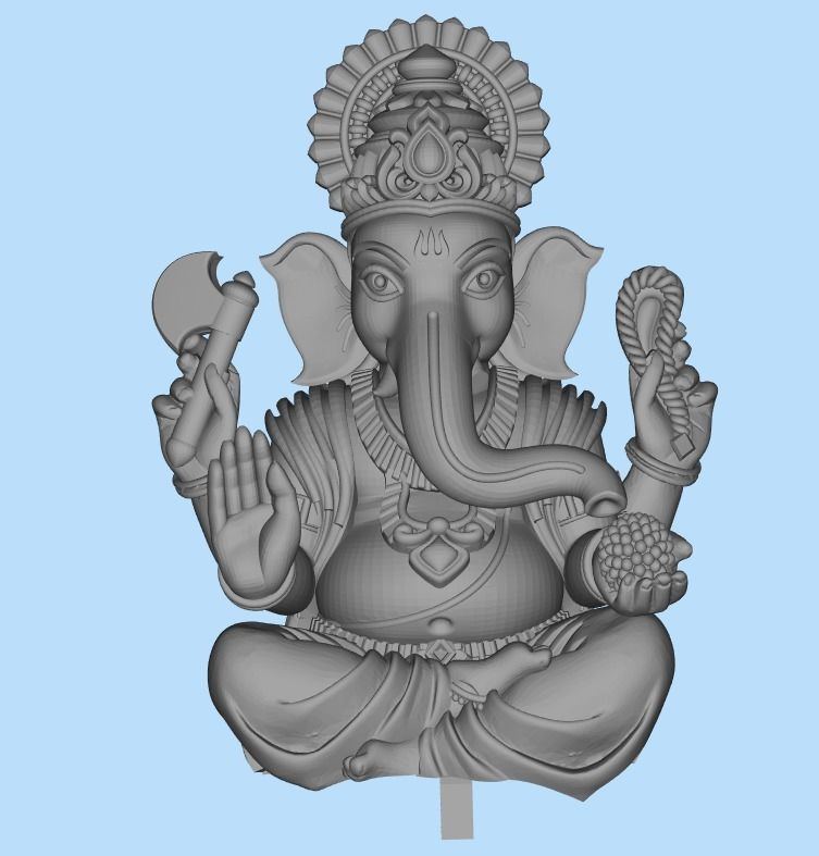 3d Ganesh Artwork-69 3D print model_8