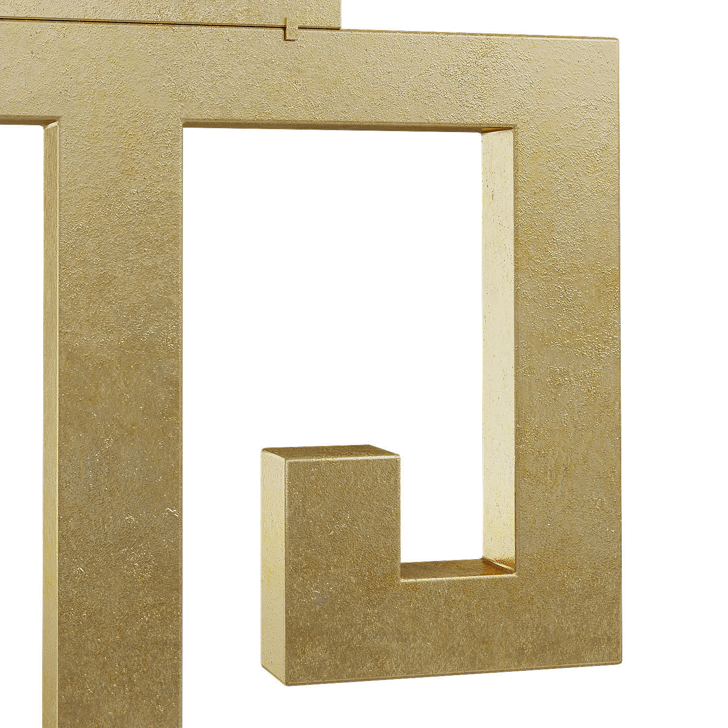 Greek key table lamp 3D model_4