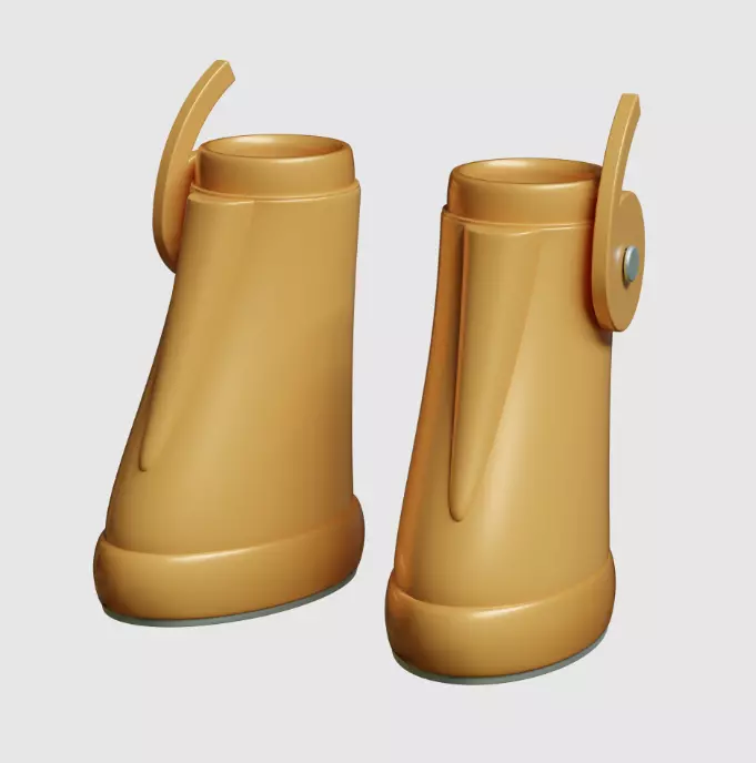 ONE PIECE SATELLITES EGGHEAD DOM BOOTS COSPLAY 3D print model