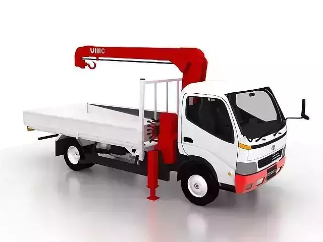Toyota tow truck 3D Model-45 3D model