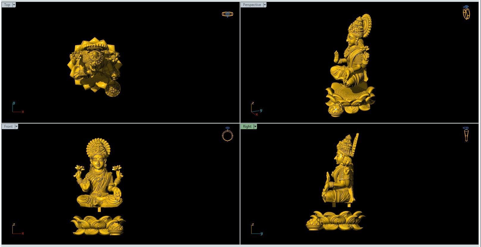 3d Laxmi Artwork-70 3D print model_2