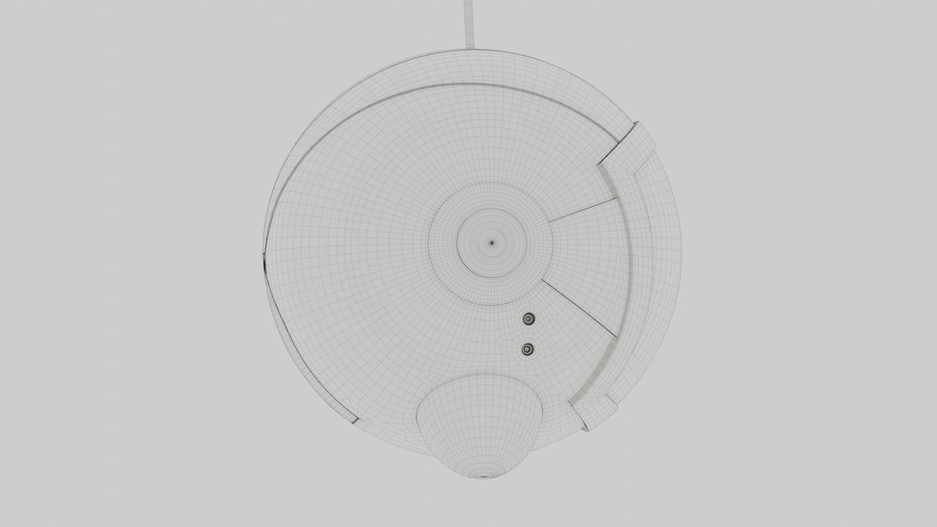 Character Cartoon Ball Robot 3D model_10