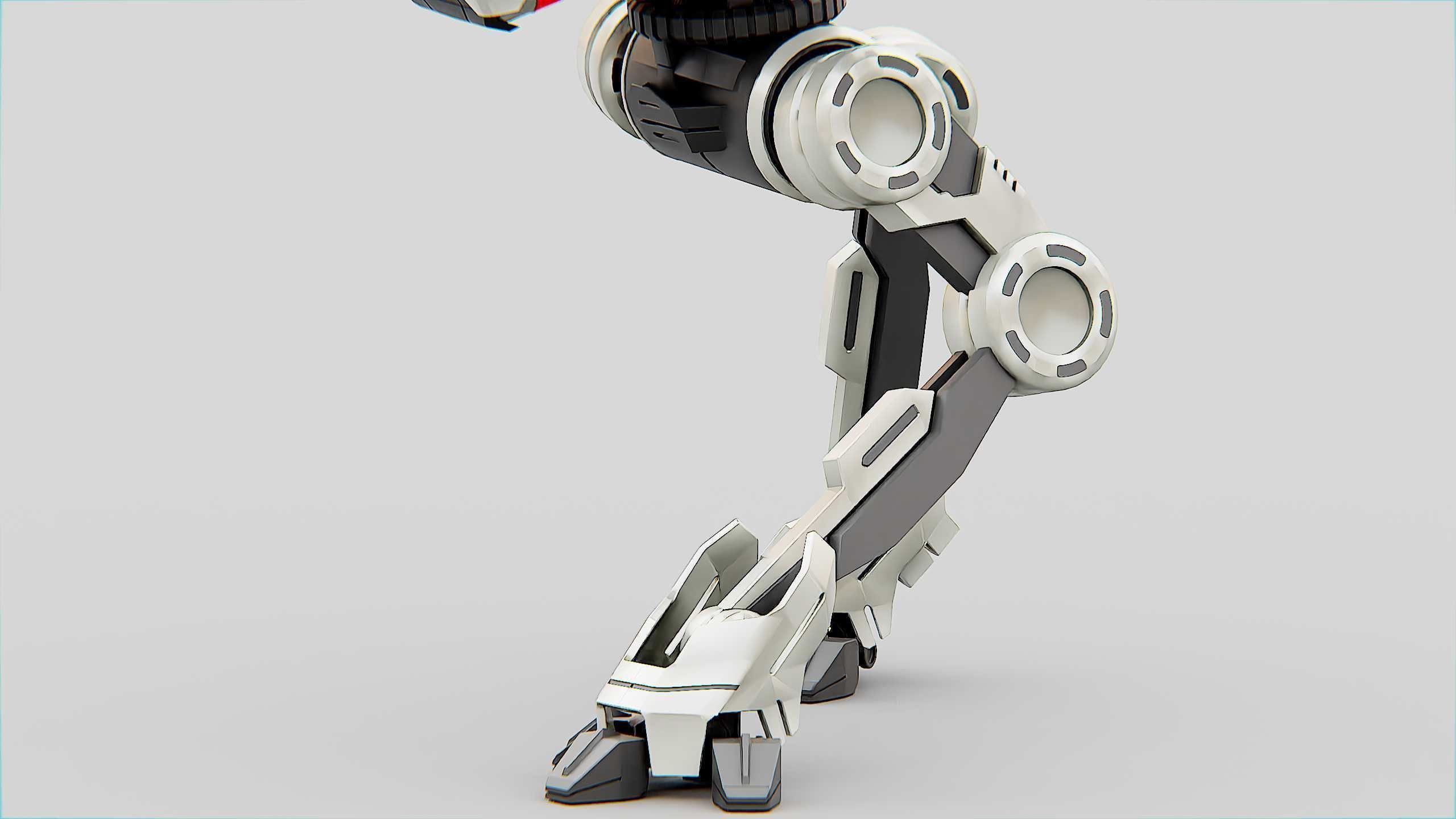COMBAT DROID S-50 Rigged for Unreal Engine - Unity - MIXAMO  3D model_26