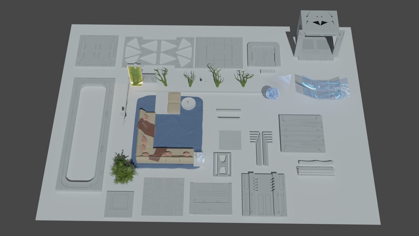 Sci Fi asset  3D model_20