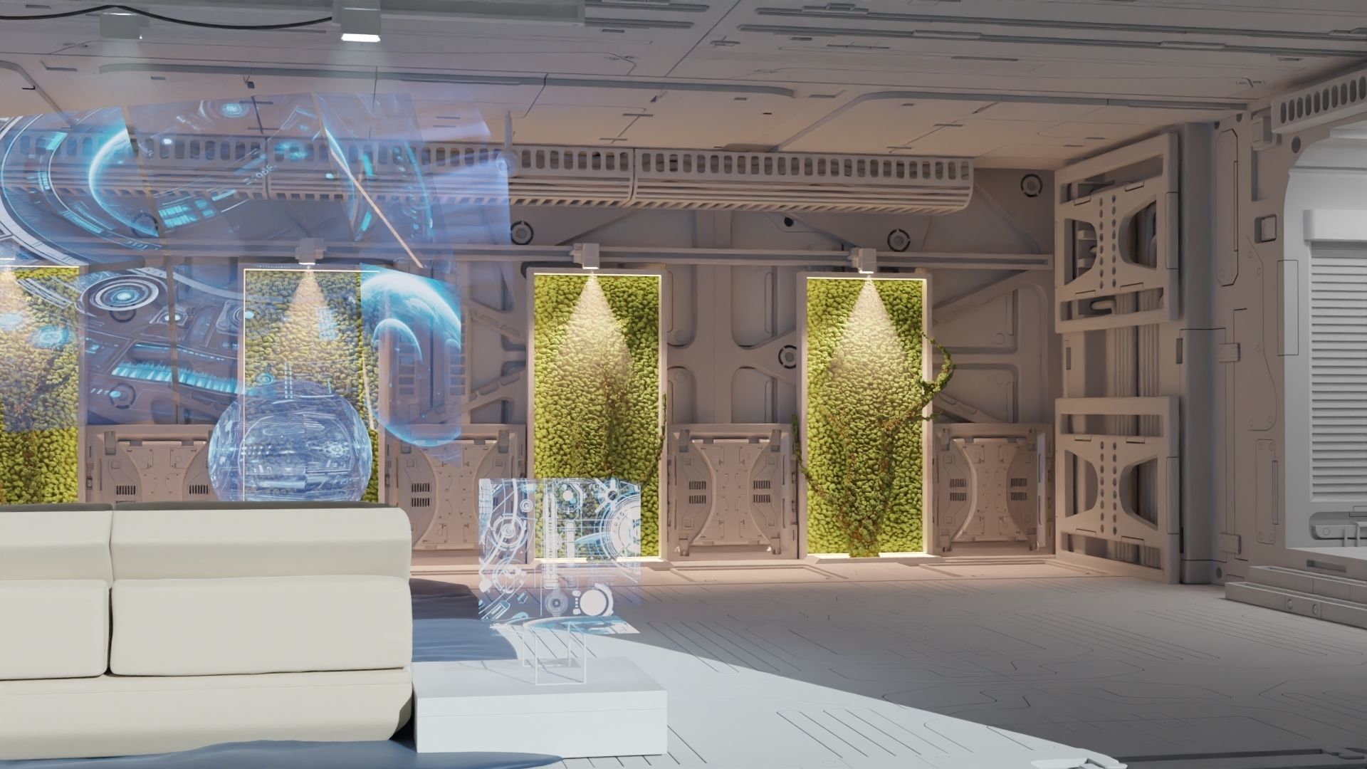 Sci Fi asset  3D model_3