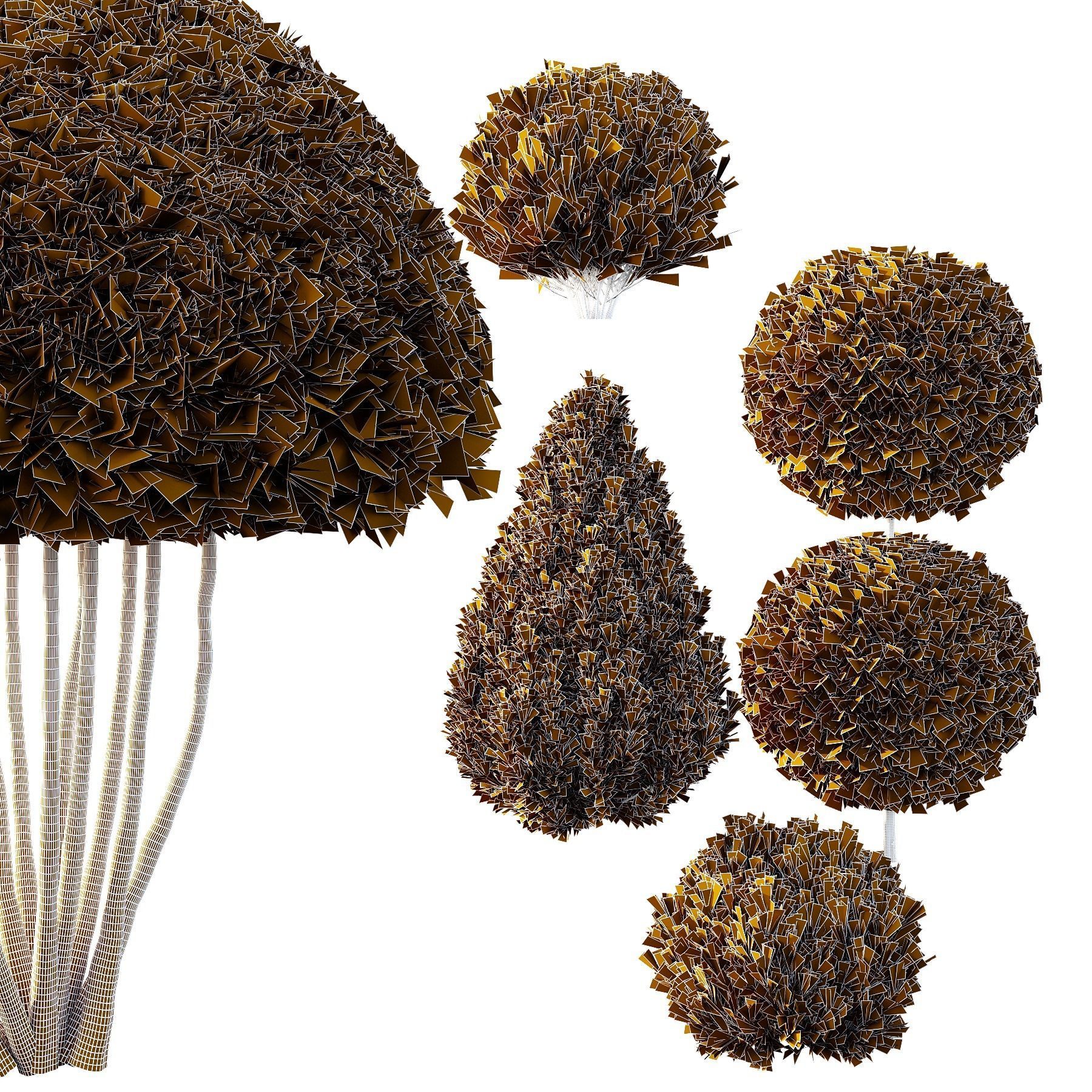 Pinus Mugo Bush08 3D model_1