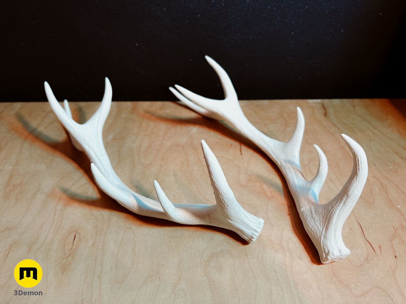 Red Deer antlers 3D print model_11