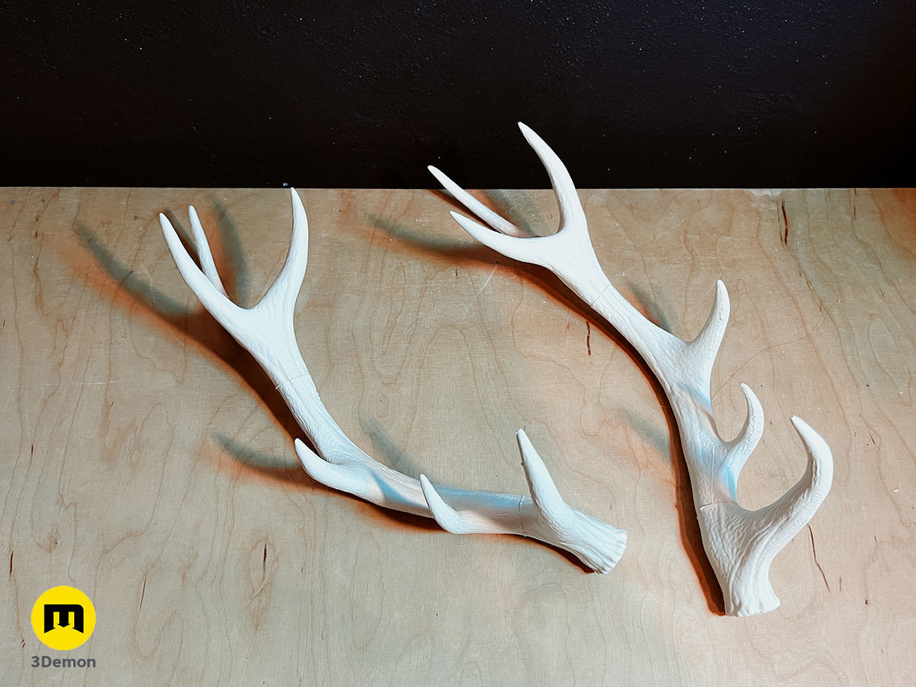 Red Deer antlers 3D print model_12