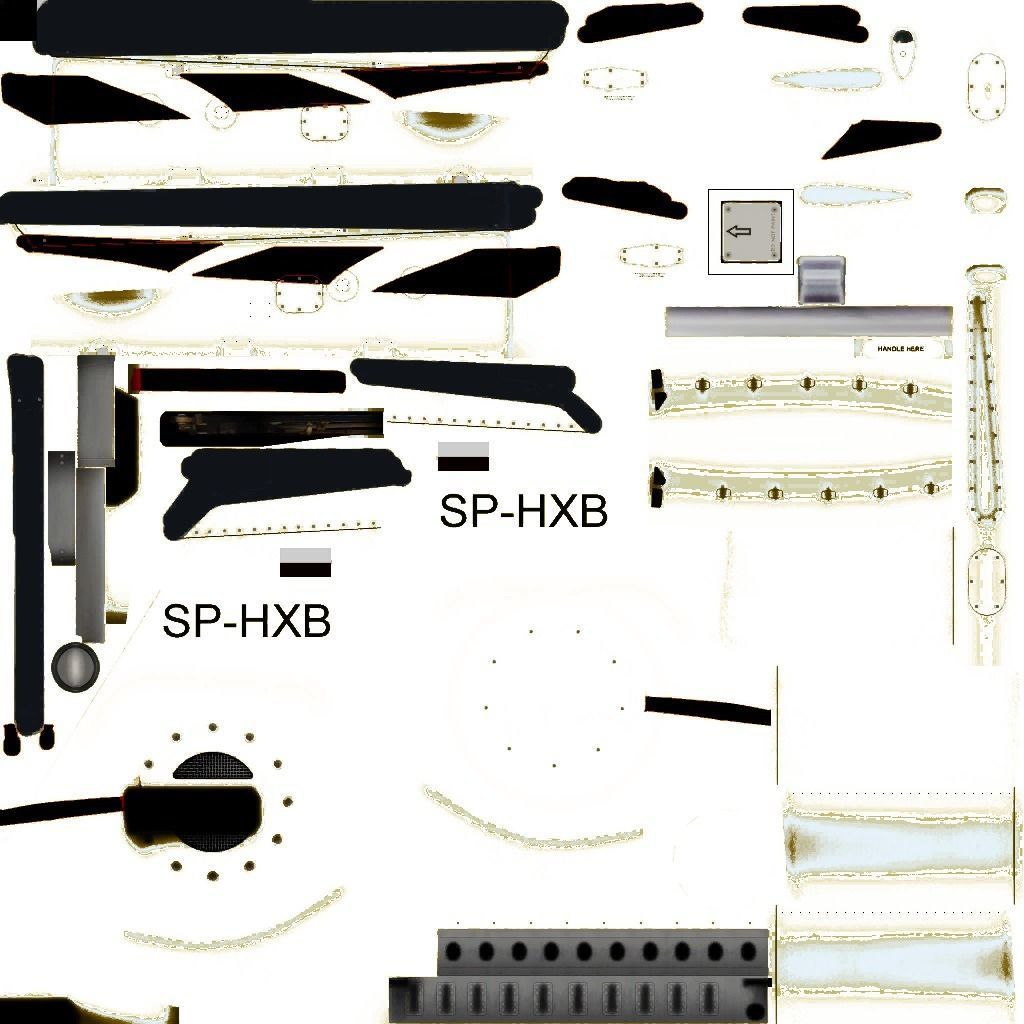 Eurocopter Low-poly 3D model_16