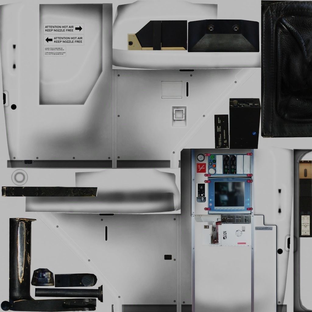 Eurocopter Low-poly 3D model_8