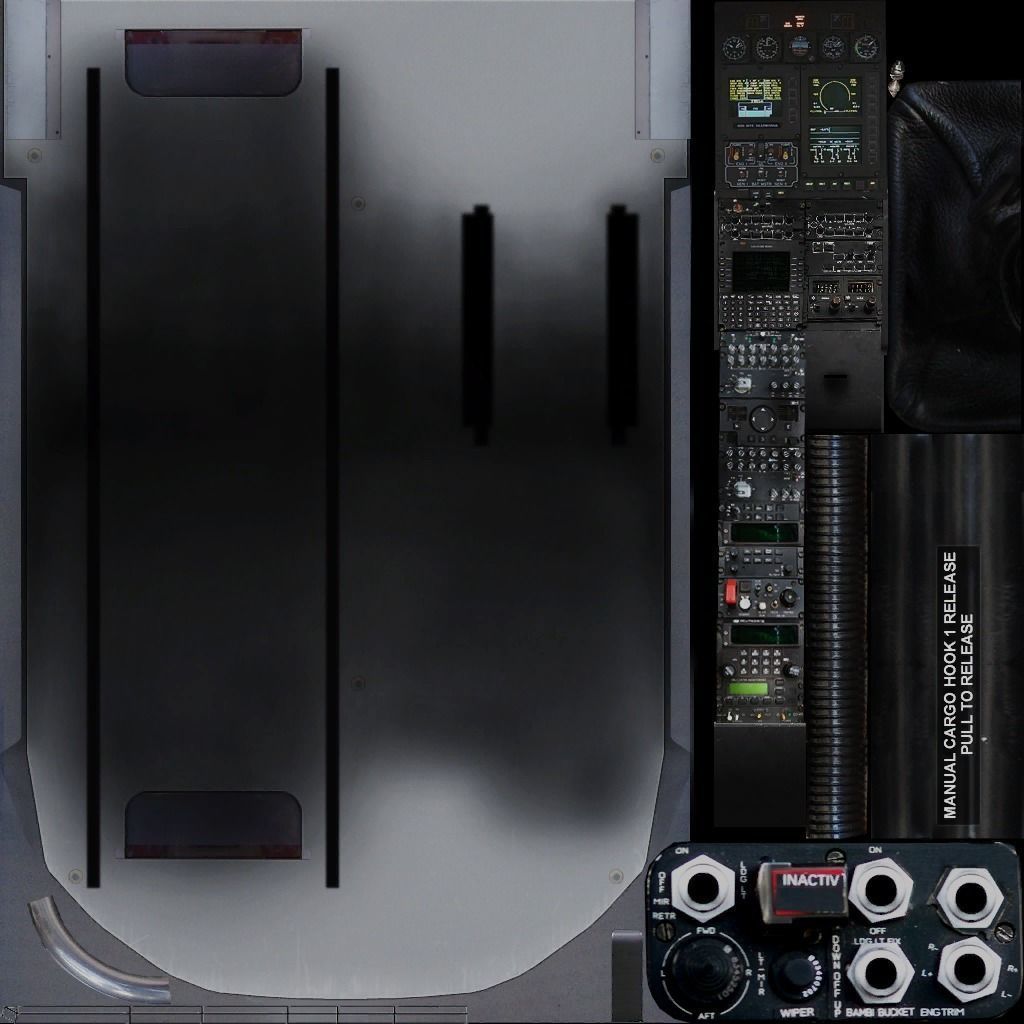 Eurocopter Low-poly 3D model_22