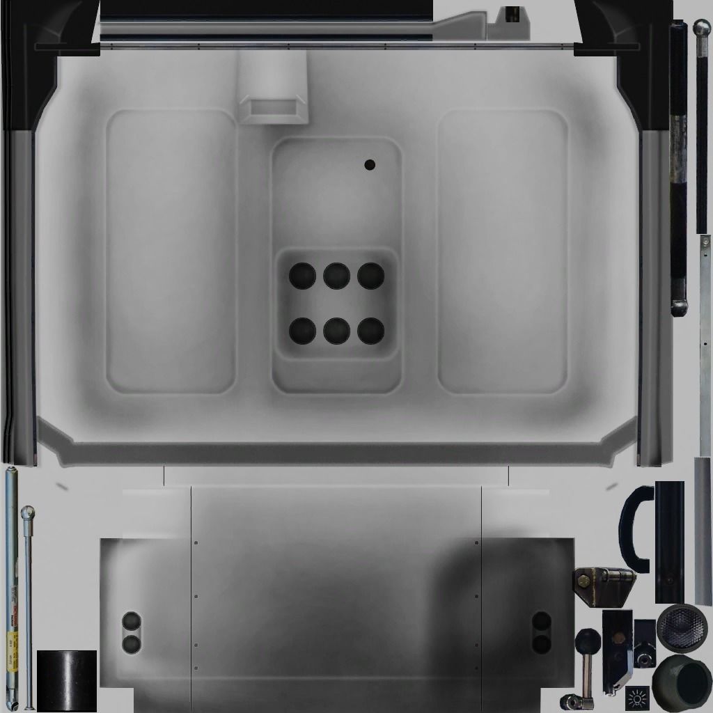 Eurocopter Low-poly 3D model_9