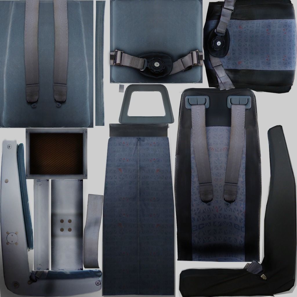 Eurocopter Low-poly 3D model_13