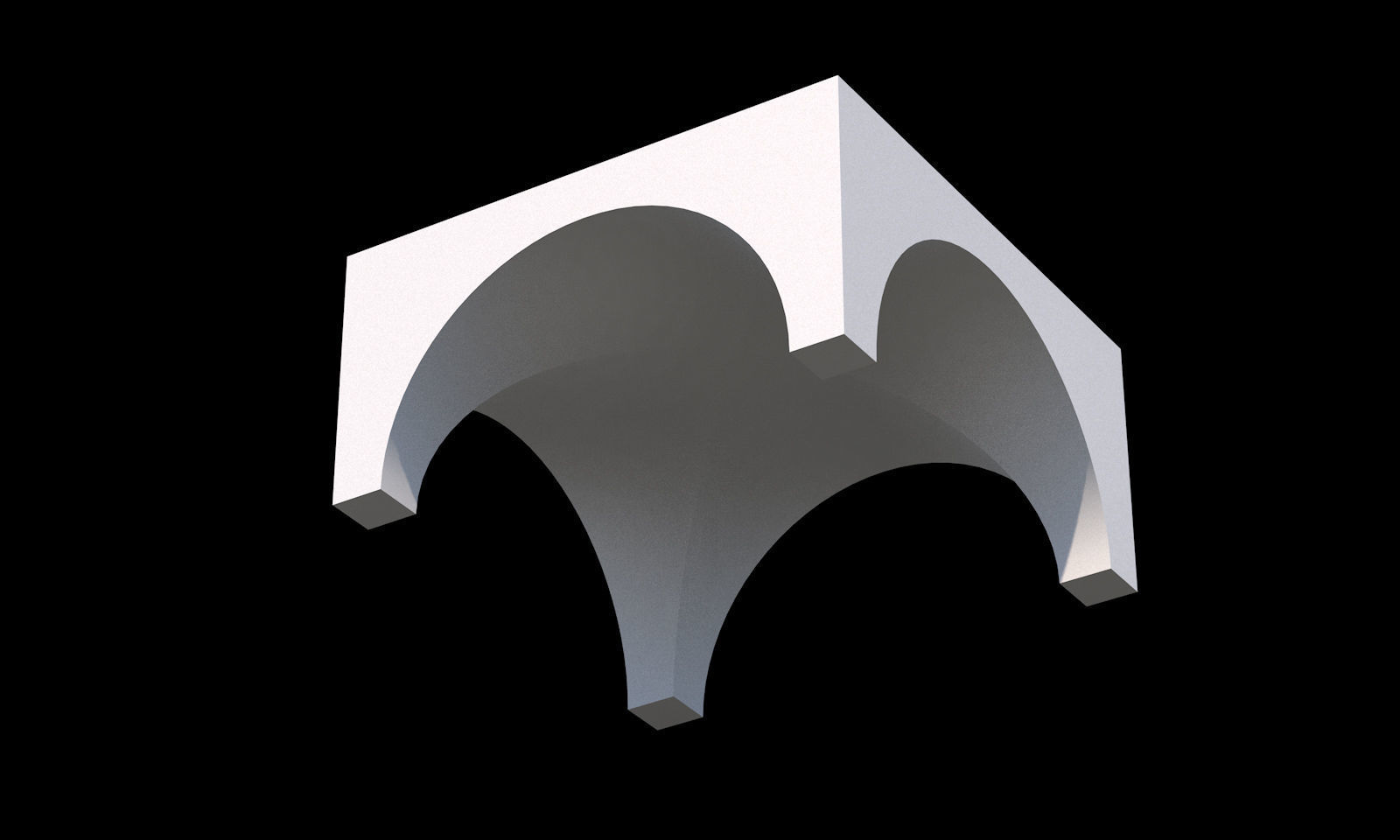 Collection of 20 columns from traditional to modern - kitbash Low-poly 3D model_25