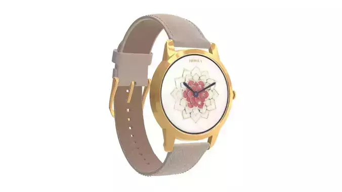 Titan Lotus by Nebula - Solid Gold Analog Watch1