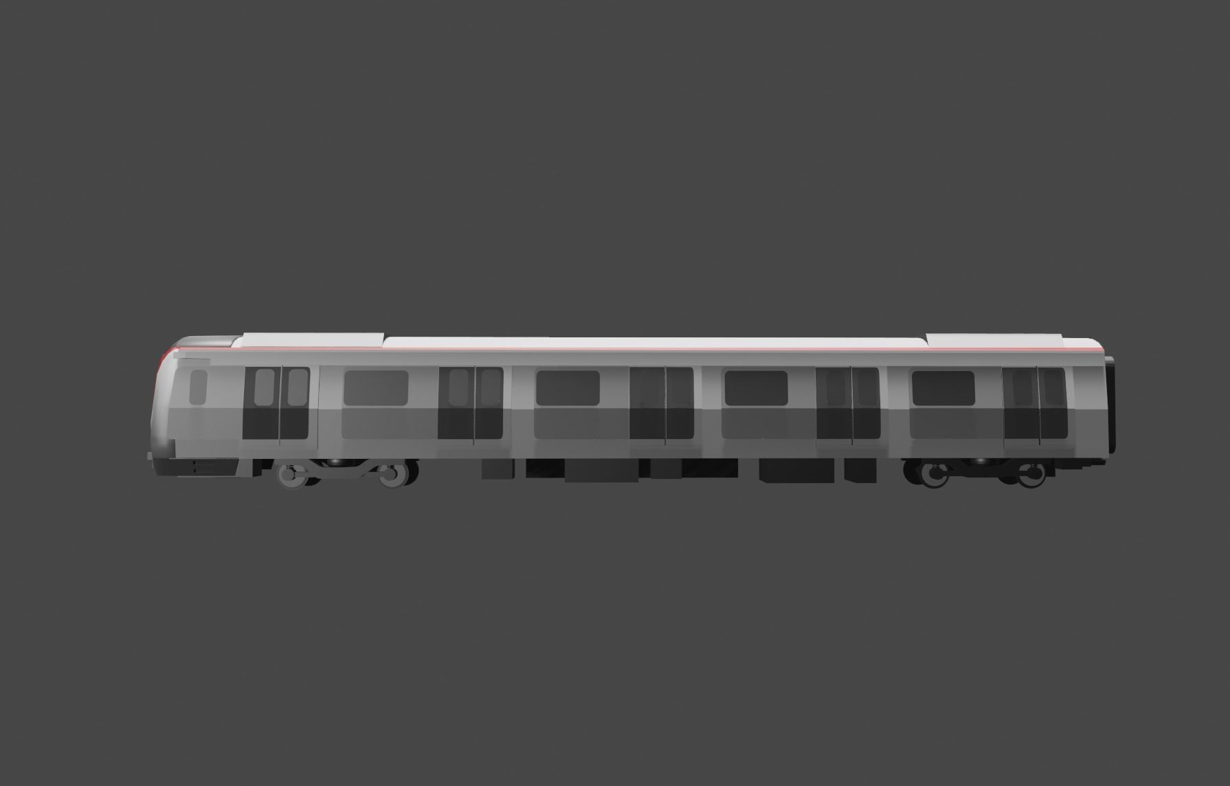 Hong Kong MTR Q-Train  3D model_5