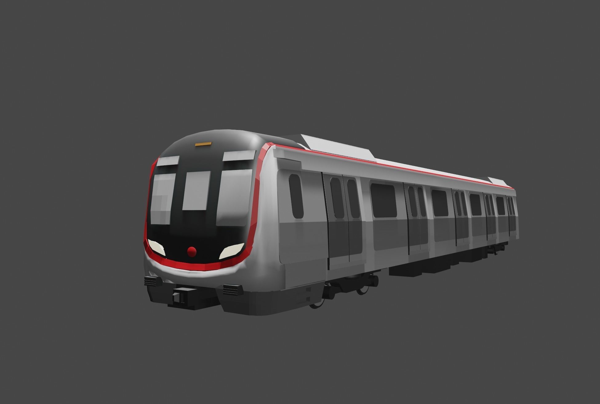 Hong Kong MTR Q-Train  3D model_3