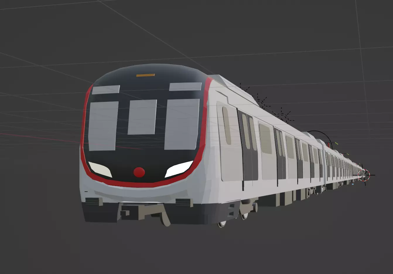 Hong Kong MTR Q-Train  3D model_0