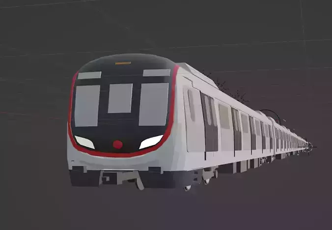 Hong Kong MTR Q-Train  3D model