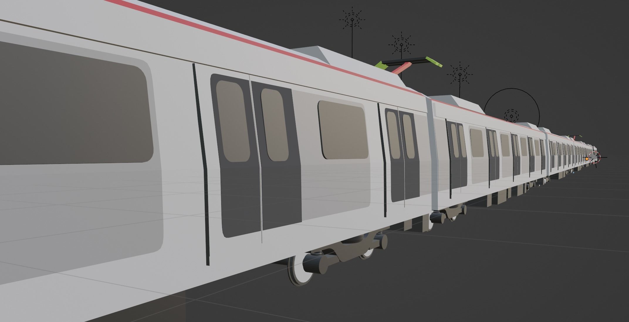 Hong Kong MTR Q-Train  3D model_2