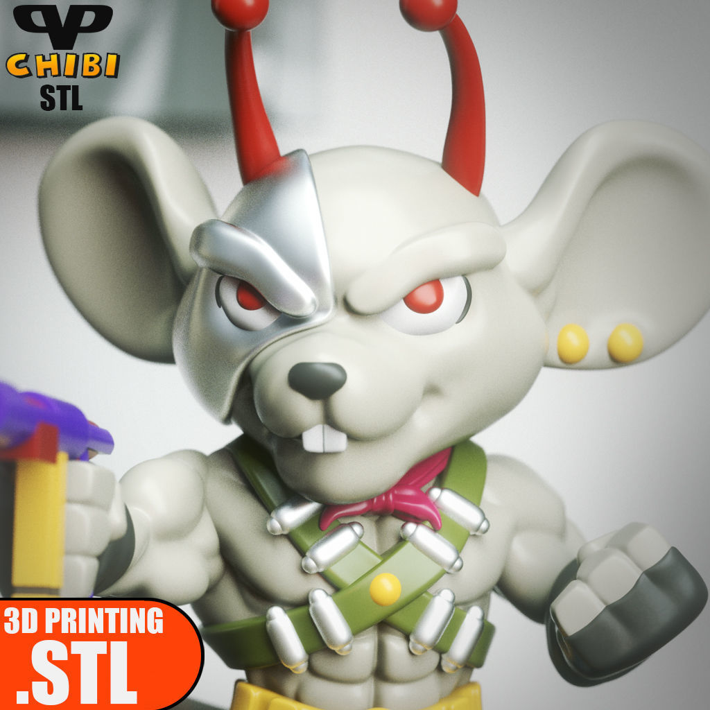 Vinnie Chibi BMFM STL for 3D Printing ChibiSTL 3DXM 3D print model_1