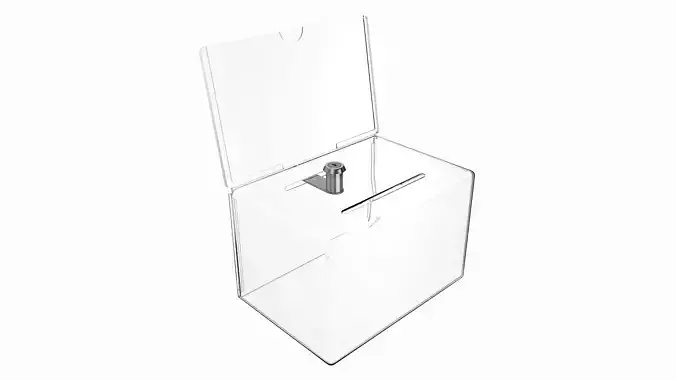 Donation Box 3D model