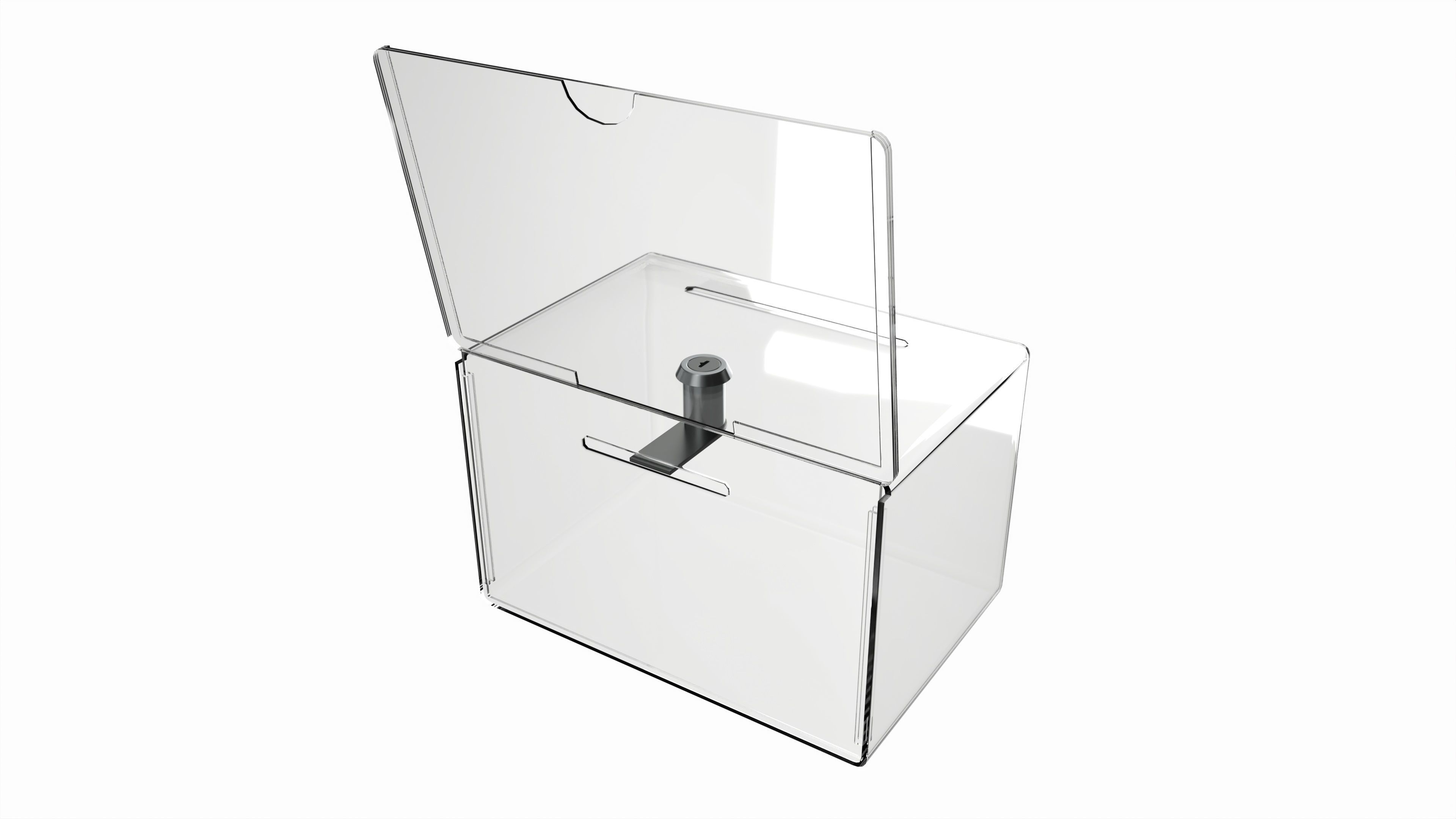 Donation Box 3D model_1