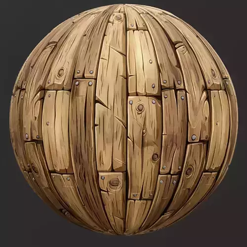  Stylized Wood Seamless Texture 