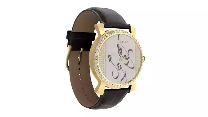 Titan Calligraphy by Nebula - 18 Karat Solid Gold Analog Watch1