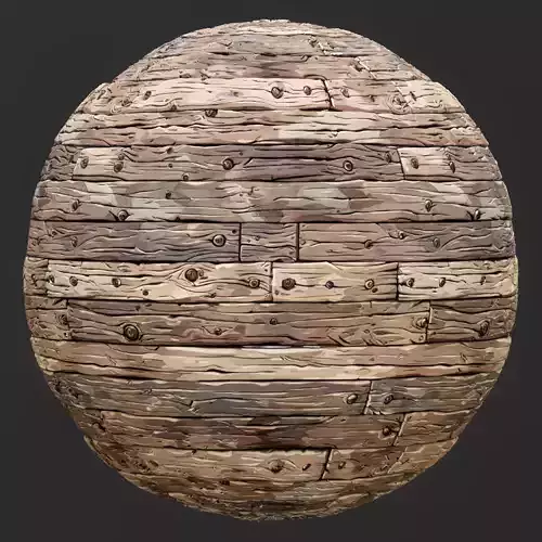 Stylized Wood Seamless Texture 