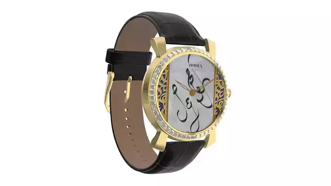 Titan Calligraphy by Nebula - 18 Karat Solid Gold Analog Watch1