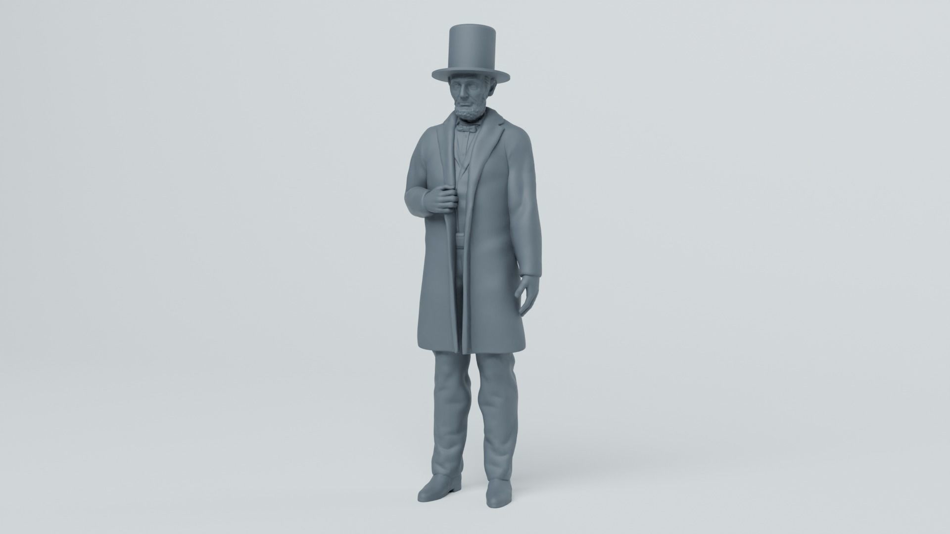 Abraham Lincoln 3D print model_5