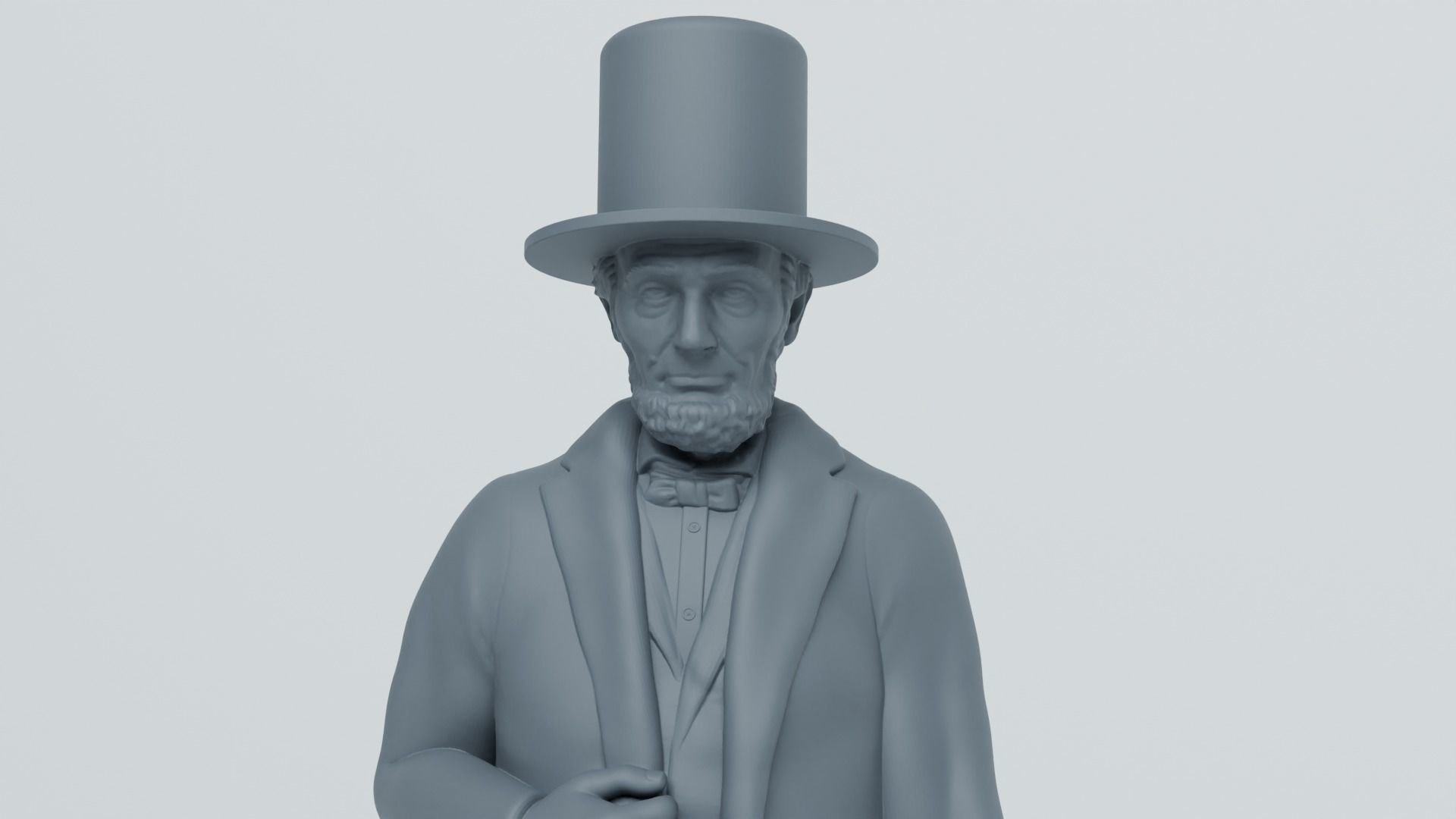 Abraham Lincoln 3D print model_1