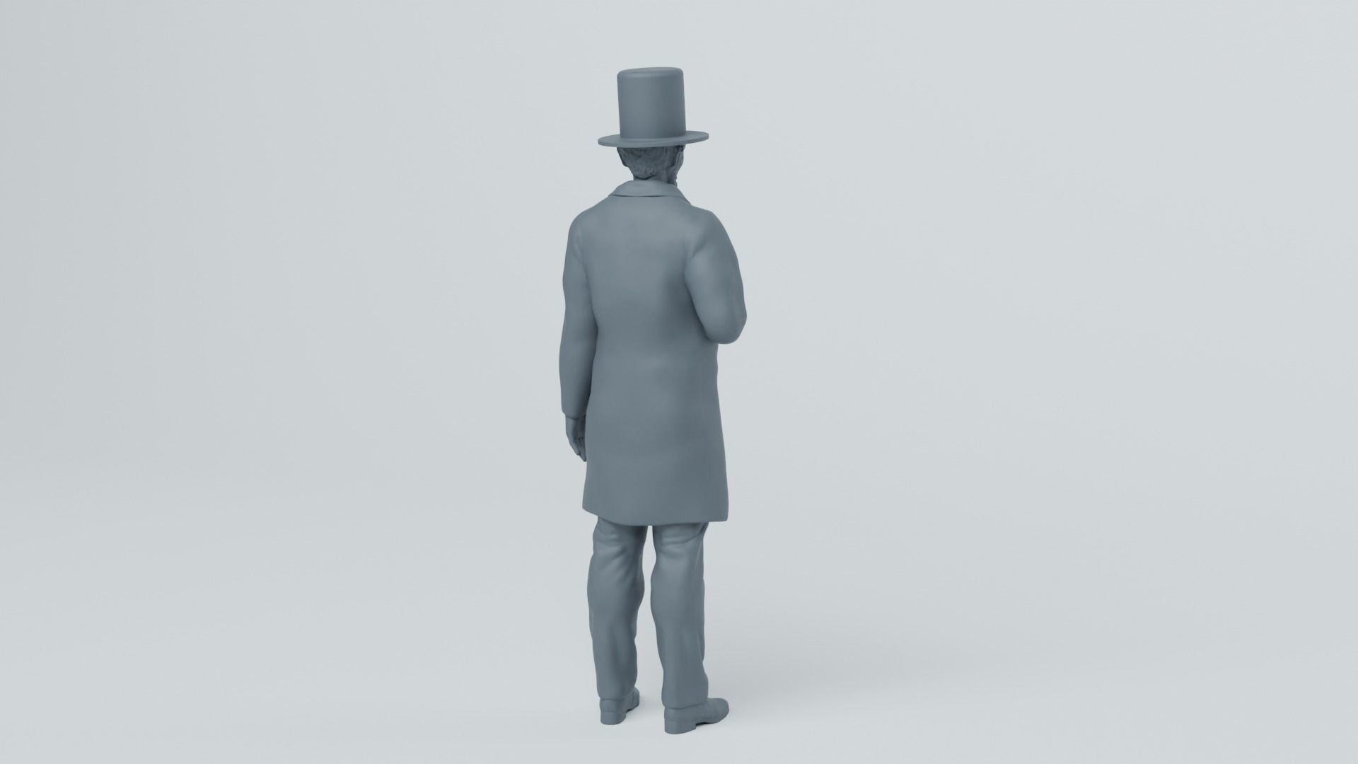 Abraham Lincoln 3D print model_4