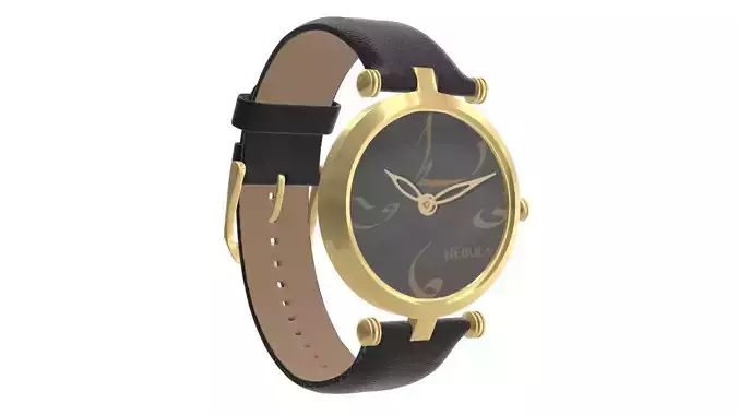Titan Calligraphy by Nebula - 18 Karat Solid Gold Analog Watch2