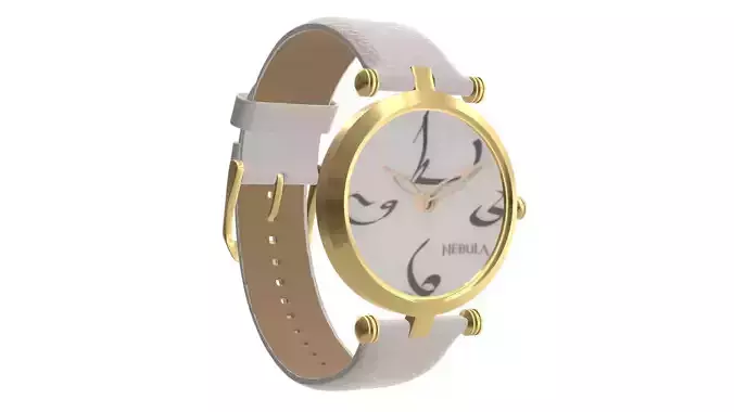 Titan Calligraphy by Nebula - 18 Karat Solid Gold Analog Watch3