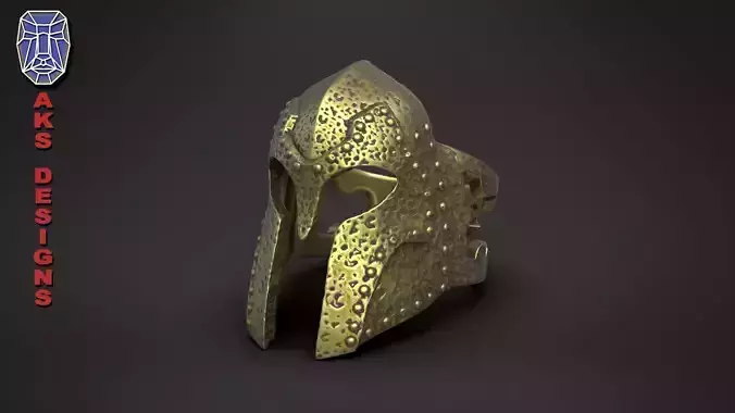 Ring jewelry Skyrim helmet v176  3D print model