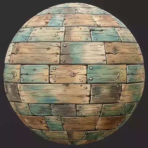  Stylized Wood Seamless Texture 