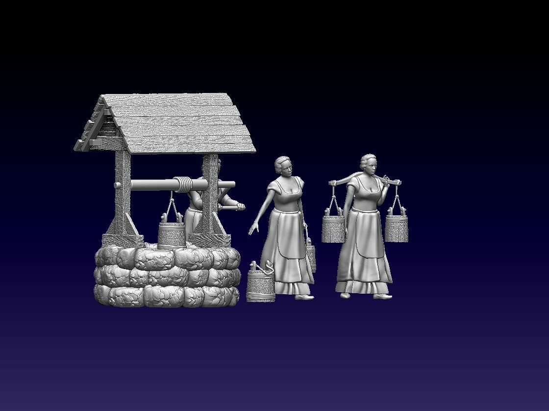WELL AND WOMEN 3D print model_21