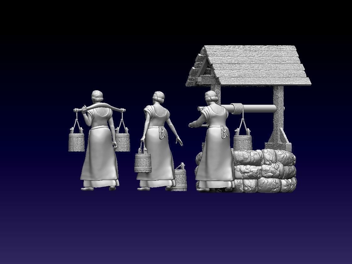 WELL AND WOMEN 3D print model_17
