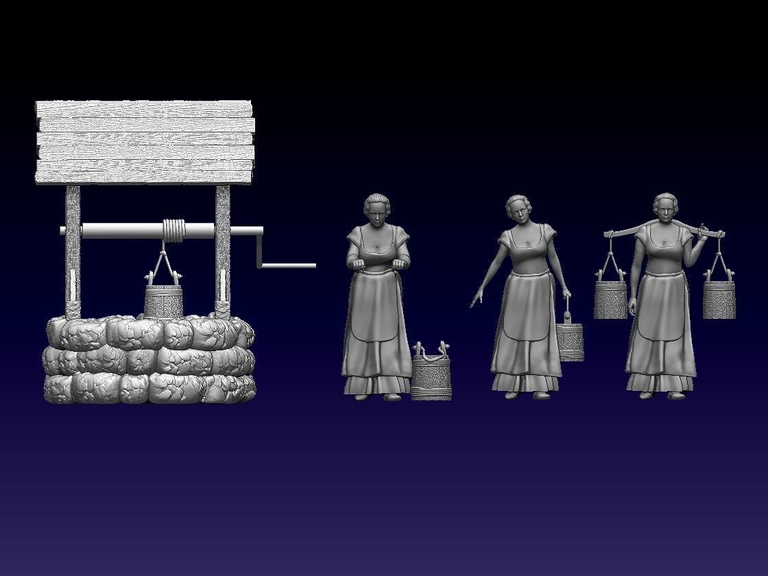 WELL AND WOMEN 3D print model_8