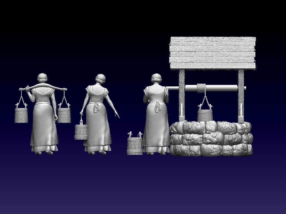 WELL AND WOMEN 3D print model_26
