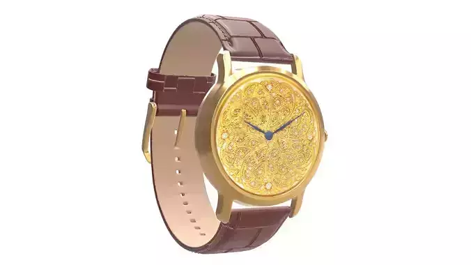 Titan Filigree by Nebula -18 Karat Solid Gold Analog Watch
