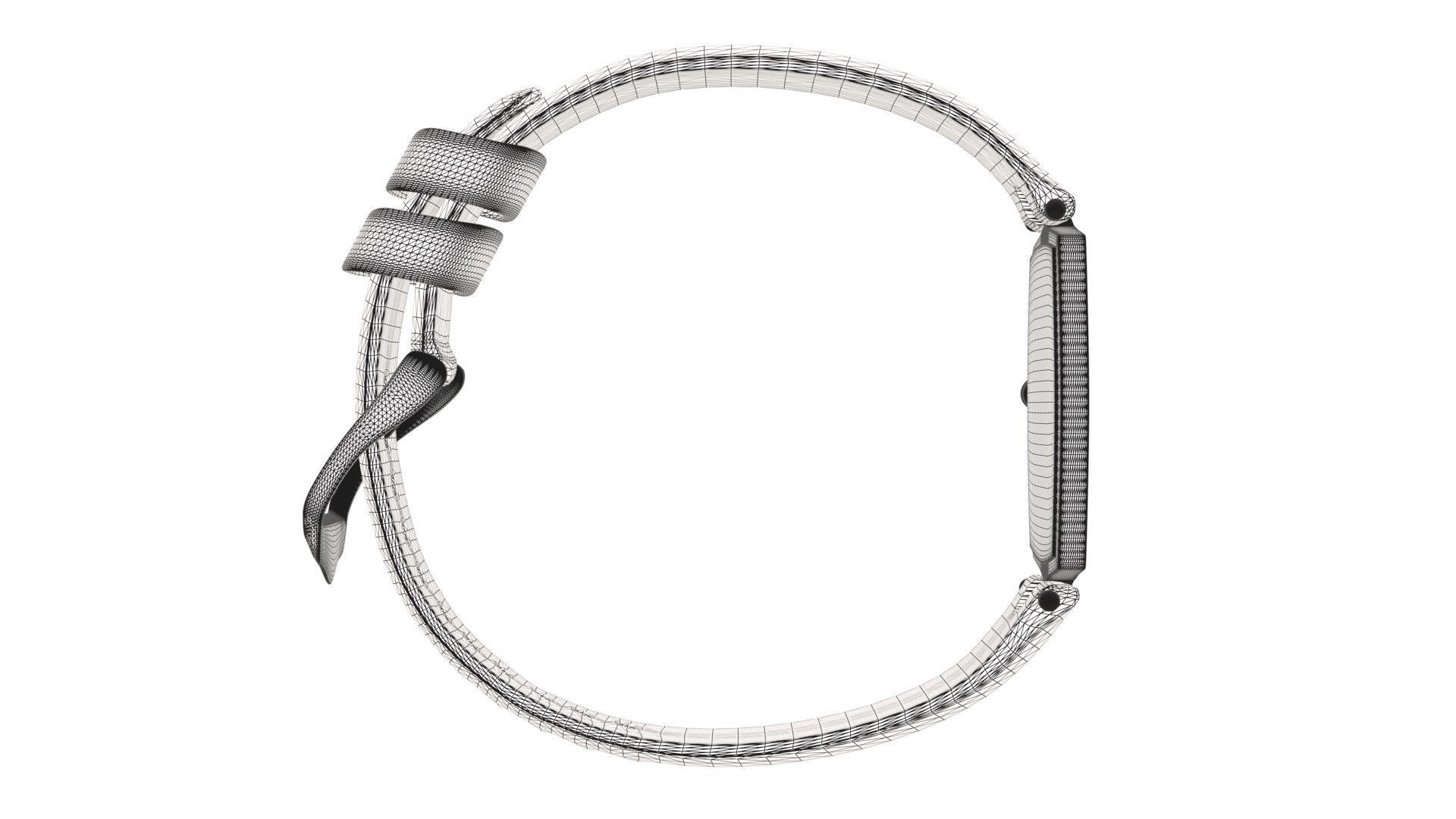 Titan Calligraphy by Nebula - 18 Karat Solid Gold Analog Watch11 Low-poly 3D model_7