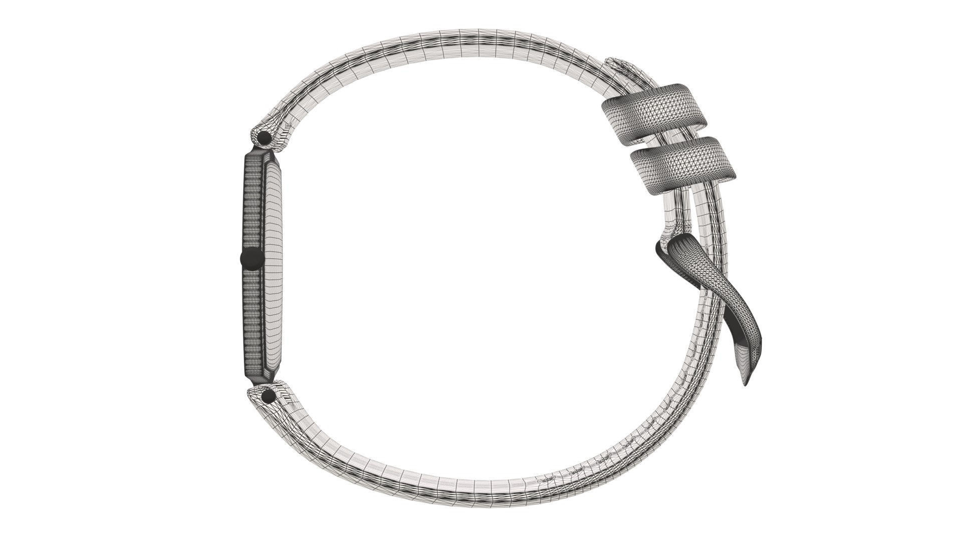 Titan Calligraphy by Nebula - 18 Karat Solid Gold Analog Watch2 Low-poly 3D model_8