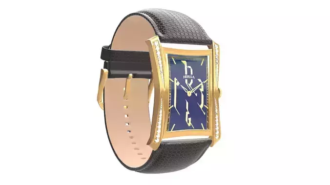 Titan Calligraphy by Nebula - 18 Karat Solid Gold Analog Watch